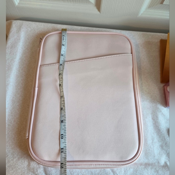 Blush Pink Zip Tablet Pouch – Laptop Case 13″ - Picture 3 of 8